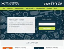 Tablet Screenshot of oxfordhomeschooling.co.uk